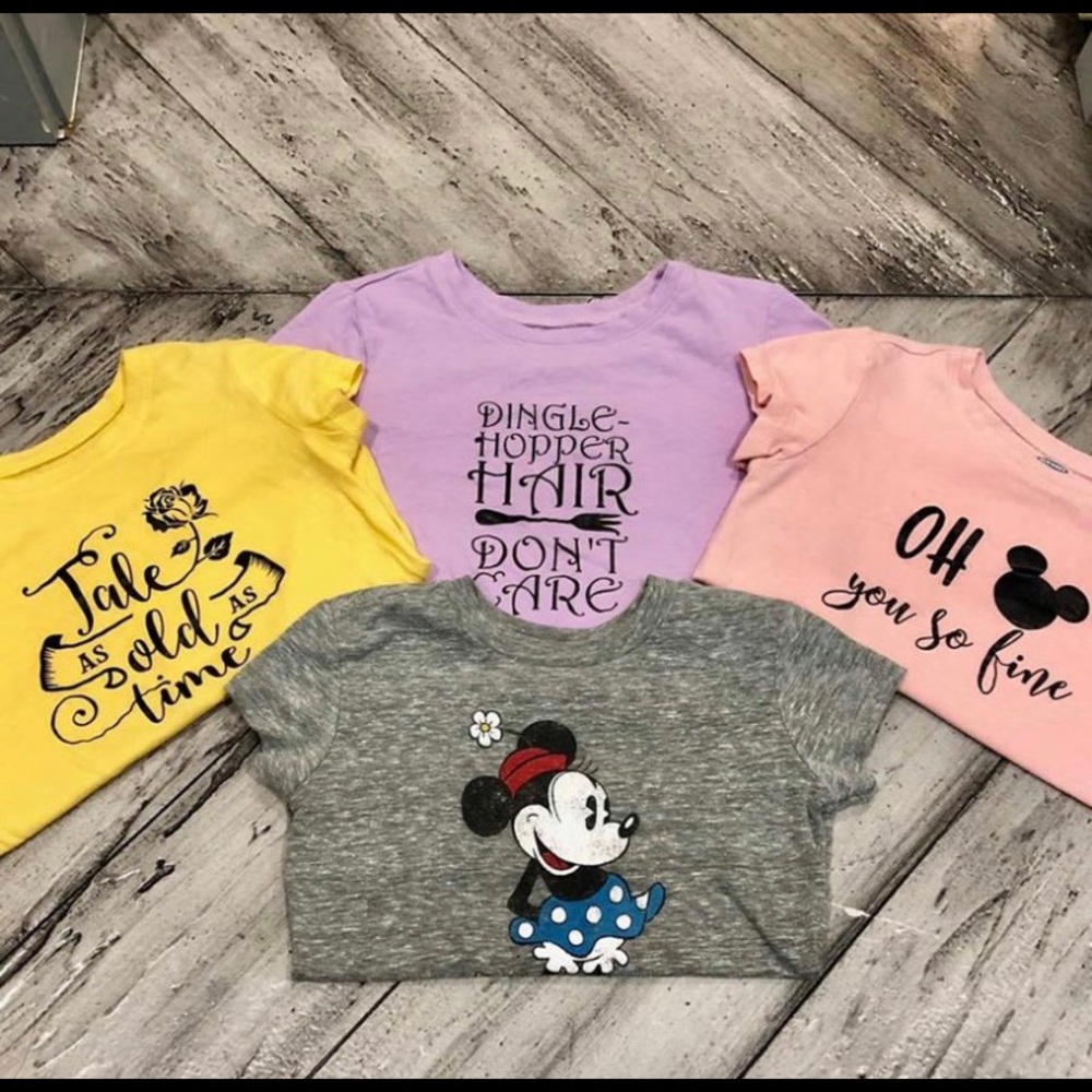 Disney bundle shirts - toddler size 3-4